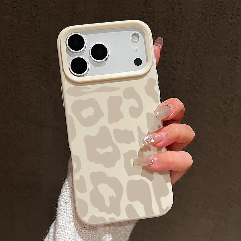 Силиконовый чехол для телефона с леопардовым узором и конфетами для iPhone 17 16 15 14 13 12 11 Pro Max Plus Air, противоударный, с мягким ТПУ бампером, задняя крышка