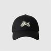 Cute cartoon dog hat for men and women, wide brim, small face, pure cotton soft top cap, couple baseball cap