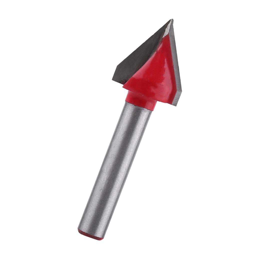 Вольфрамовая сталь деревообрабатывающий фрезерный станок с ЧПУ сверло остроты VGroove режущий инструмент вал 6 мм (6*16мм*60 градусов )