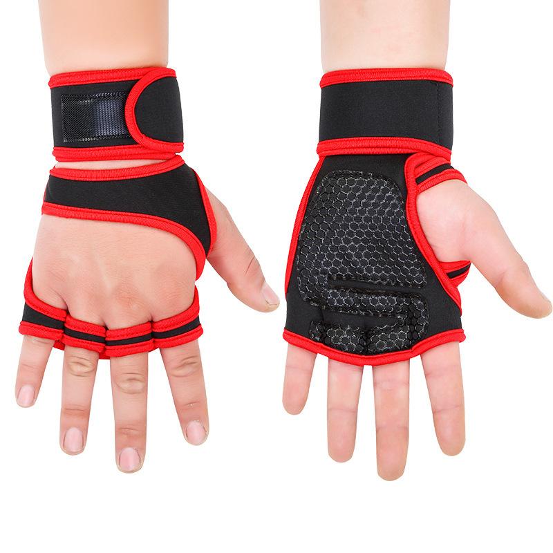 Training Sport Gloves for Men Women Workout Gloves Fitness Body Building Weightlifting Gym Hand Wrist Palm Protector Gloves