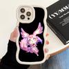 HSR Mem Wavy Edge TPU Mobile Phone Case for iPhone 17 16 15 14 13 12 11 Air Pro Max Plus Colorful Cover