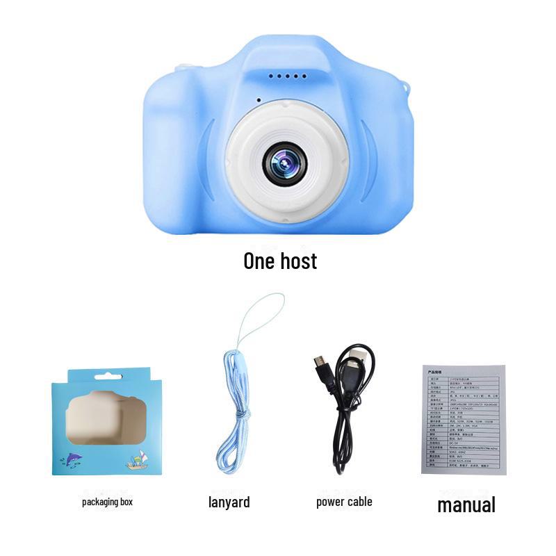 «Детская мультяшная цифровая камера для фото и видеосъемки — идеальный подарок на день рождения для школьников и малышей»