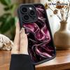 Чехол для телефона: 2D плоский дизайн, подходящий для iPhone 18, 17, 16, 15, 14, 13 Pro, ступенчатый защитный чехол, металлическая текстура, подарок на Хэллоуин