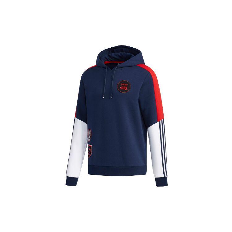adidas Neo SW HD Star Wars Logo Спортивный пуловер с капюшоном Мужская толстовка с капюшоном Темно-синяя EI4544