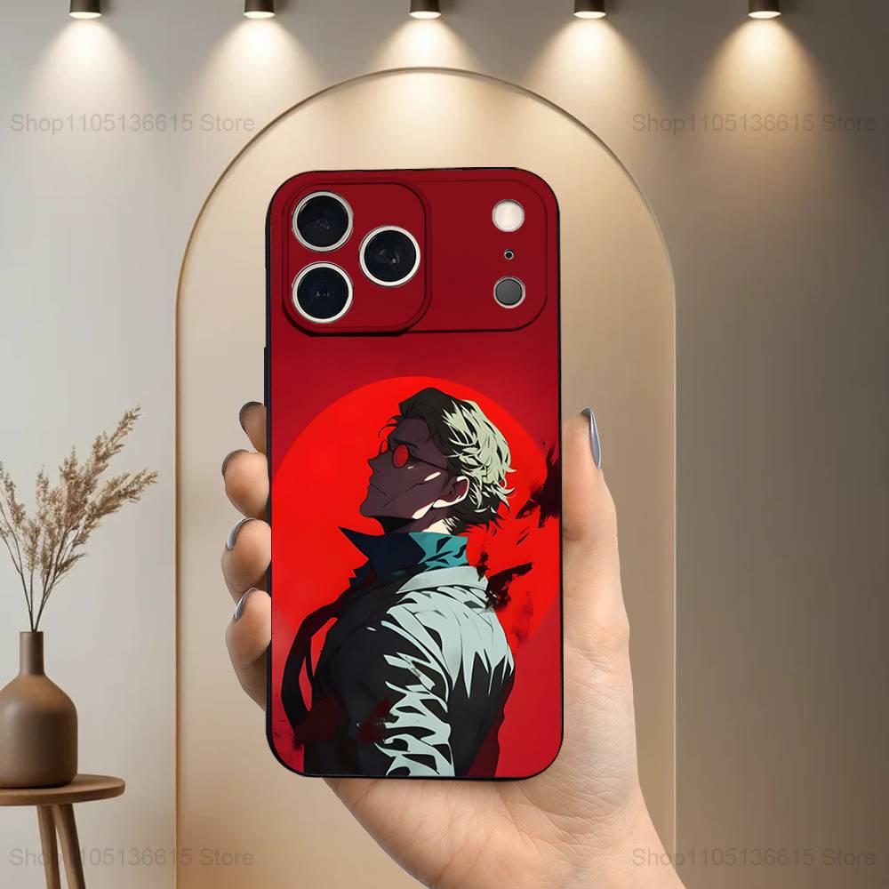 Чехол для телефона Аниме K-Kento N-Nanami Для iPhone 17,16,15,14,13,12,11 Plus,Pro Max,XS,X,XR,SE,Mini,8,7,Мягкий силиконовый Черный чехол