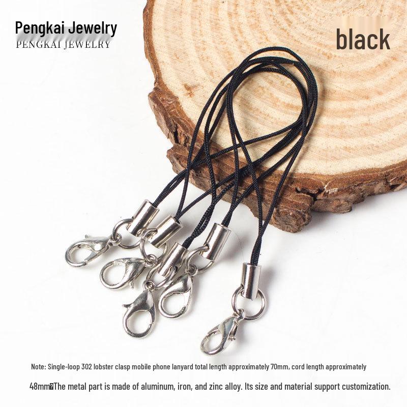 Сделай сам Красочный ремешок для мобильного телефона с карабином-лобстером – Аксессуар для ювелирных изделий ручной работы и шнурок-подвеска