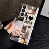 Magnetic Adsorption Phone Case For Samsung Galaxy Z Fold 7 6 5 Fold7 Fold6 Fold5 5G Creative Splicing Pattern Clear Back Cover