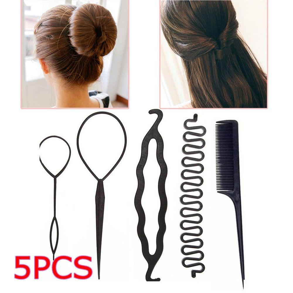 Professional DIY Ponytail  Travel Bun Roller Maker Twist Curler Hair Braid Tool Hair Styling