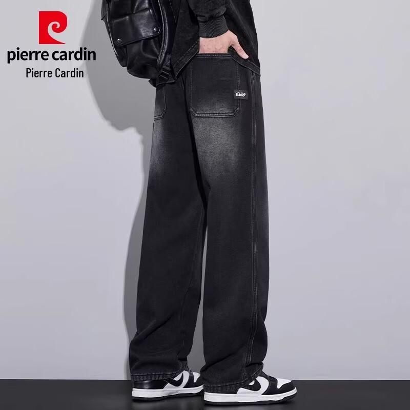 Pierre Cardin Мужские джинсы прямого кроя с принтом «Звездное небо»