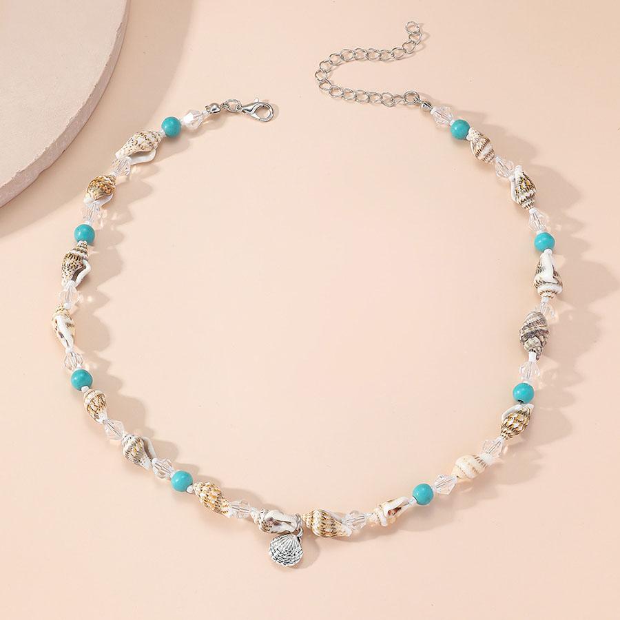 Bohemia Women Choker Necklace Cute Conch Seashell Short Collar Summer Beach Jewelry Leisure Accessories Gifts For Her Joias
