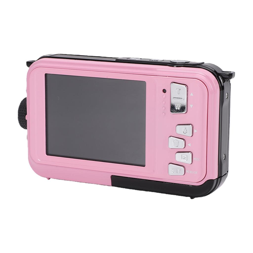 Water Proof Camera 48MP 2.7K Autofocus 16x Zoom Floatable Dual Screen Selfie Underwater Camera for Snorkeling