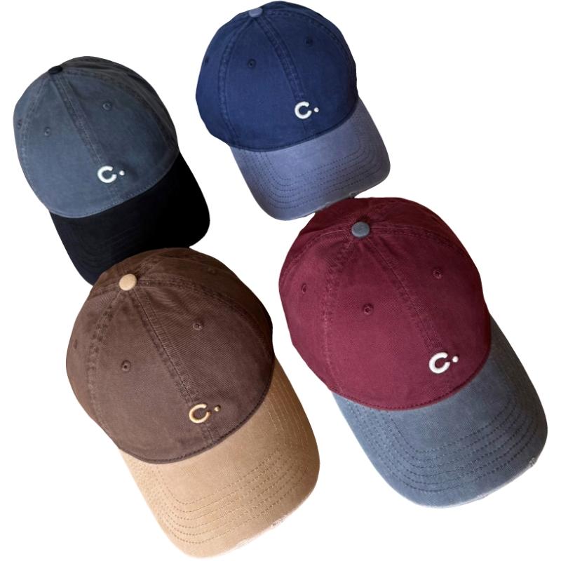 C point Personalized Dad Cap Embroidery Logo baseball hat Adjustable Outdoor Sports 4color – 2026
