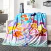 1pc Winx Club Blanket, Gift, for Men and Women, Soft Blanket, Good for Sofa Bed Couch Travel, Lightweight Flannel Blanket