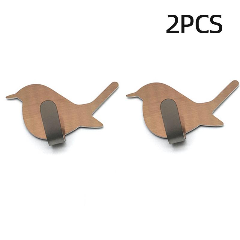 Самоклеящиеся крючки с узором птиц, держатель для хранения для ванной комнаты, кухни, вешалка, наклейка на стену, подвесные дверные вешалки для одежды, полотенец