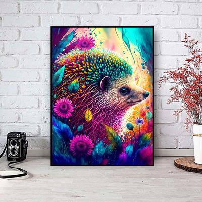 5D DIY Алмазная картина Маленький ежик, набор для вышивки крестом, мозаика, алмазная вышивка, роза, полная круглая квадратная дрель, украшение для дома
