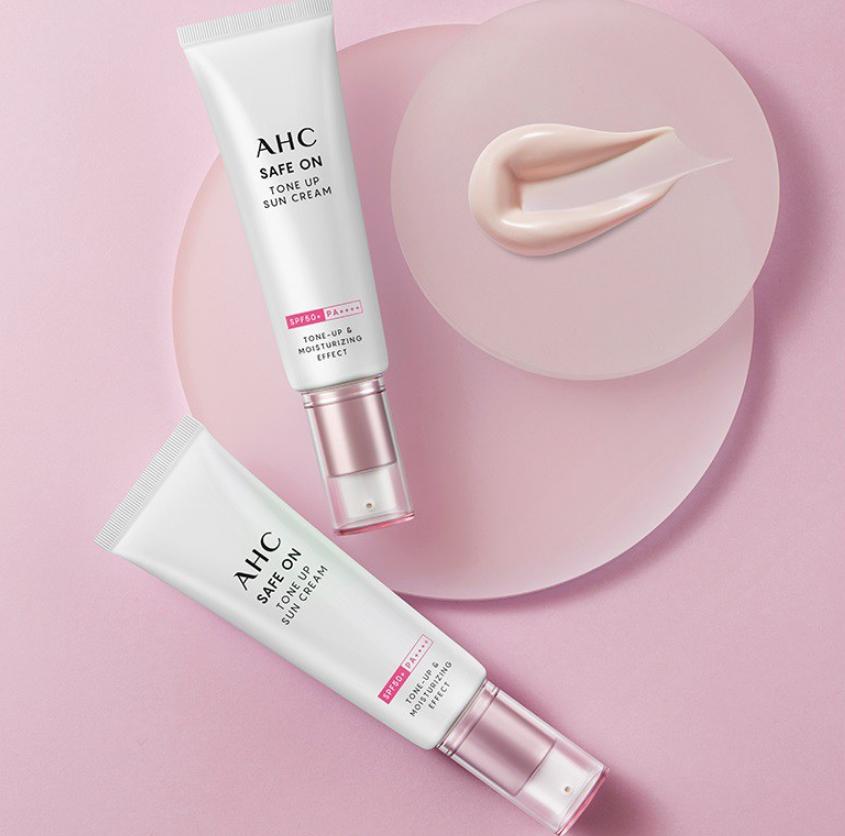 AHC Солнцезащитный крем Safe On Tone Up 50 мл SPF50+ PA++++