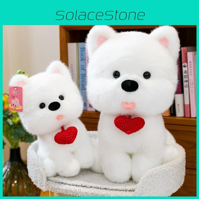 West Highland White Terrier Plush Toy With Soft Short For Kid Gift
