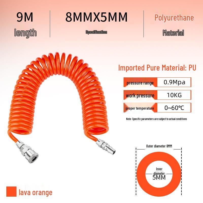 Durable High-Resilience PU Pneumatic Air Hose
