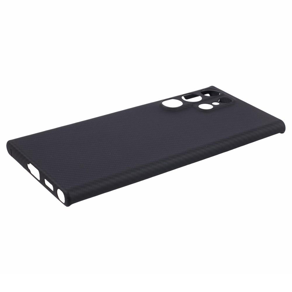 Case for Samsung Galaxy S22 Ultra, Aramid Fiber Cover, Black