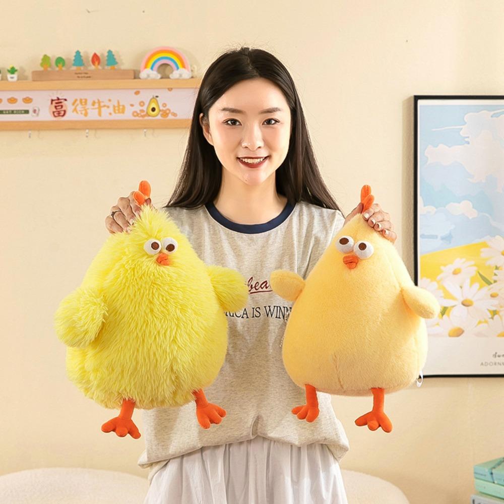 Soft Chicken Plush Pillow Stuffed Plush Dundun Chicken Toy Chicken Plush Toy Children