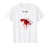 Blood Stain Red Gotcha Humor Horror Halloween Fun Joke T-Shirt