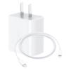 Apple Комплект: 20-ваттный USB-C адаптер питания и кабель Lightning