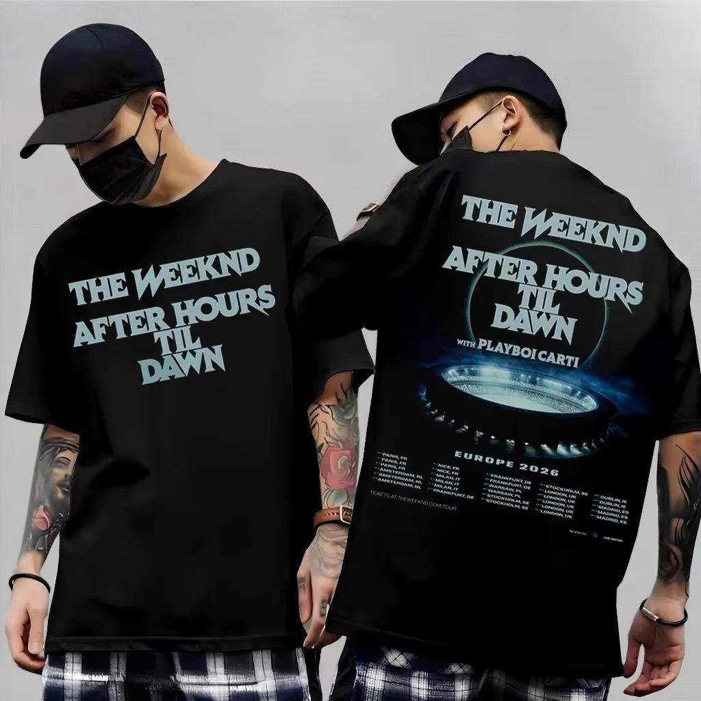 New The Weeknd 2026 After Hours Til Dawn World Tour Cotton Short Sleeves Tshirt Gift for Fans Unisex RB Style Tee Tops