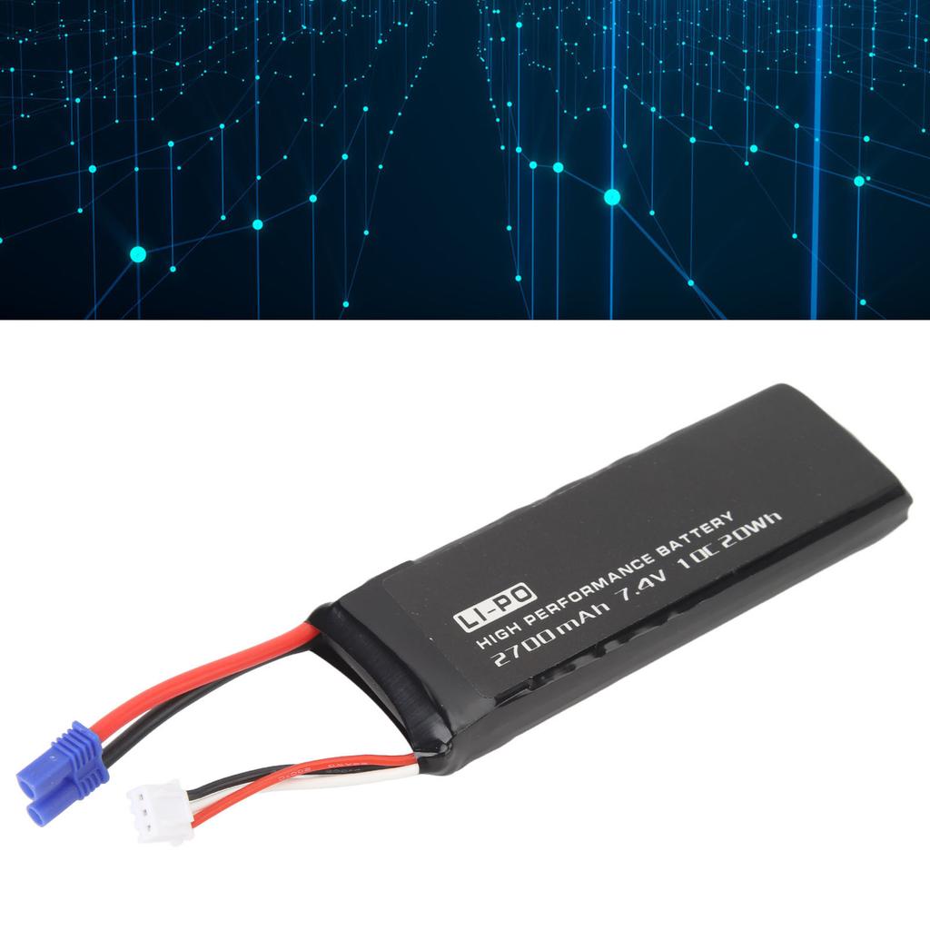 7.4V 2700mAh 20C 20Wh Lipo Battery For H501S RC Drone Quadcopter UAV Spare Part