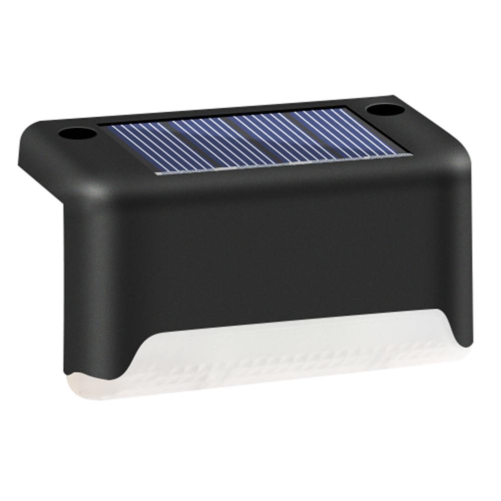 Solar Outdoor Waterproof Garden Stairs Fence Warm Light Road Stud Lamp for Garden Landscape Street Pathway