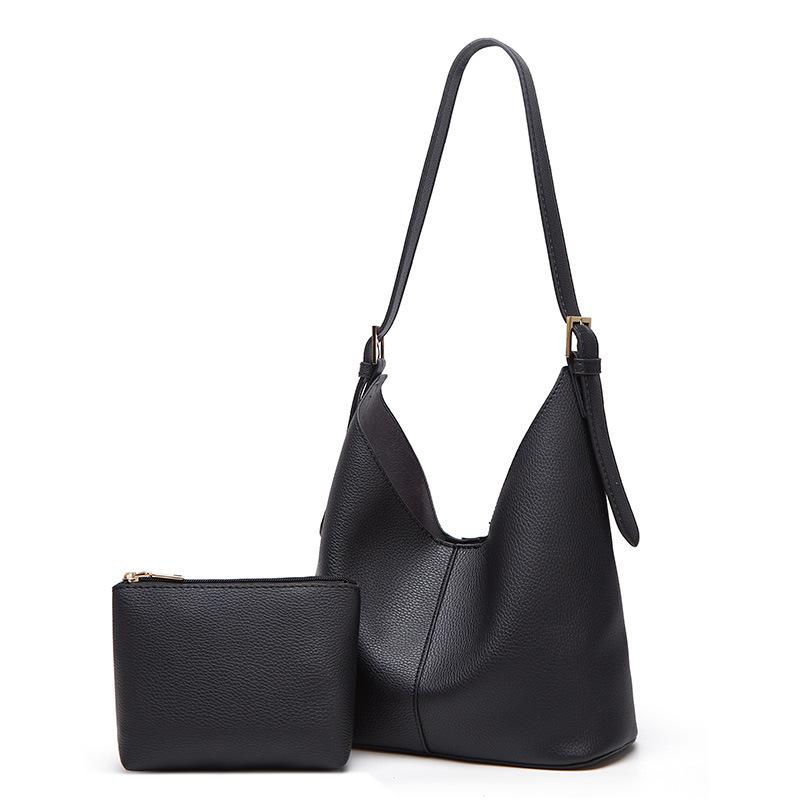 Новая простая и универсальная наплечная сумка для поездок на работу, однотонная, портативная сумка для мамы и ребенка, женская сумка, тренд