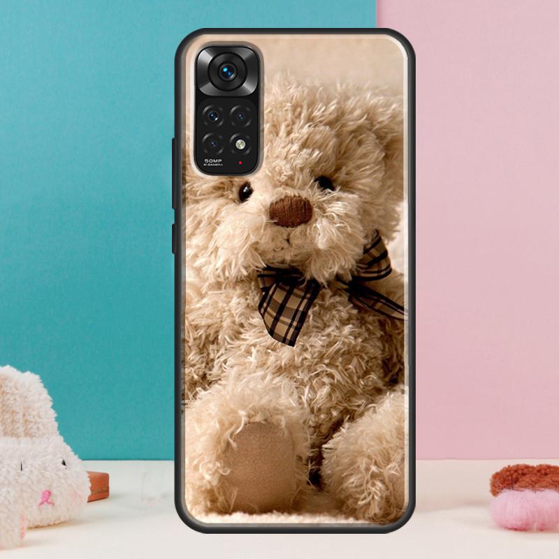 Милый чехол-медведь для Xiaomi Redmi Note 14 13 12 Pro 11 9 10 9S 10S 11S 12S Redmi 14C 13C 10C 12C