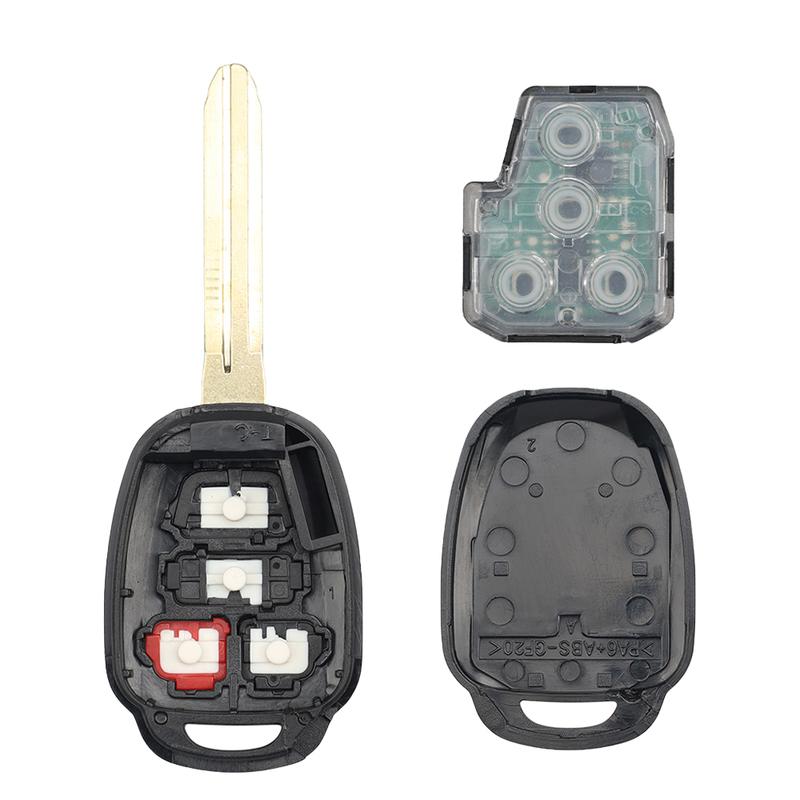 Liberty 4D72 G/H 8A Chip 314.3MHz Car Remote Key Fob for Toyota Camry 2012-2016 Corolla 2014-2017 HYQ12BEL HYQ12BDM