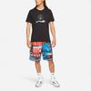 Nike SS22 Спортивная футболка с круглым вырезом с логотипом, мужские топы, черные DM2463-010
