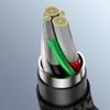Мини-USB-кабель Быстрая скорость Мини-USB-кабель Кабель для быстрой передачи данных Плетеный нейлоновый шнур для быстрой передачи данных и зарядки