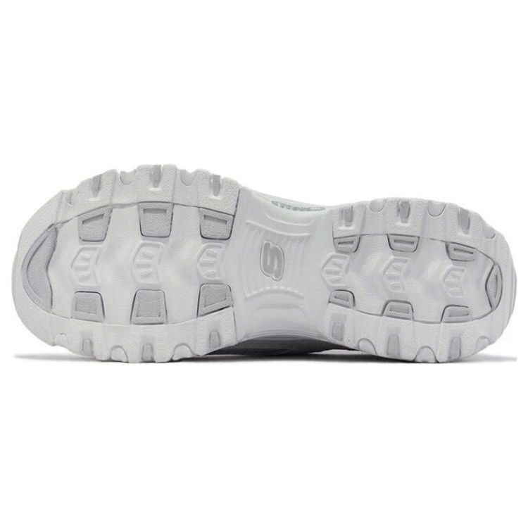 Skechers DLites 1.0 Тканевые Удобные Универсальные Прочные Легкие Низкие Повседневные Кроссовки Женские Белый 150031-WSL