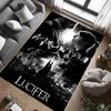 Fiery Romance: Love Amidst Flames carpet floor mats printing Fashion Protective pad Dormitory decoration