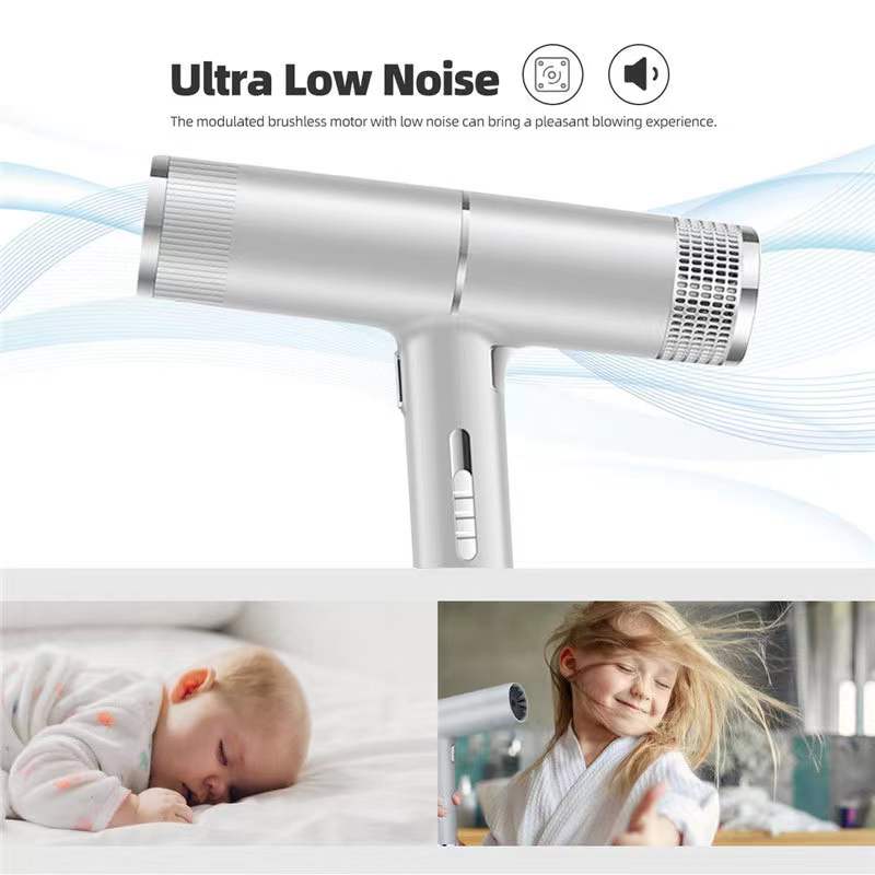 2026 Portable hot and cold air ultra quiet negative ion hair dryer 700W high speed motor powerful hair dryer