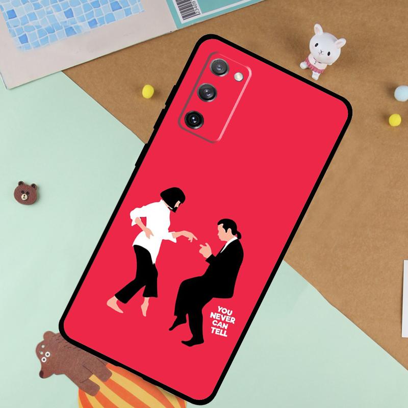 Мягкий чехол Pulp Fiction для Samsung Galaxy S24 Ultra S9 S10 S20 S22 S23 Plus S21 FE S25 Ultra Чехол Funda