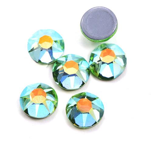 High Imitation Eight Big Eight Small Glass Hot Melt Adhesive Bottom Hot Drill Ab Color Water Diamond Diy Clothing Accessories