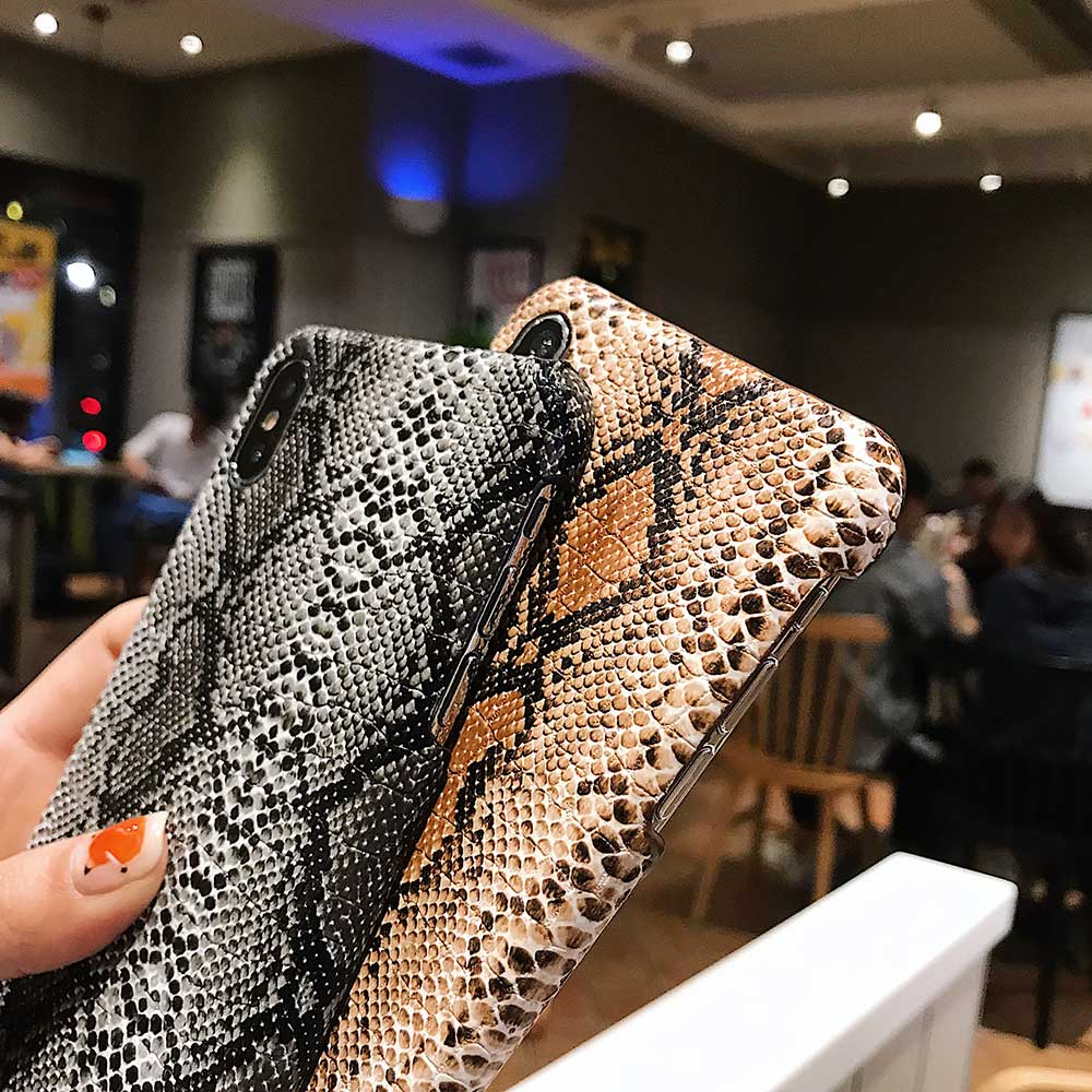 Чехлы для iPhone 12 Mini 11 Pro Xs MAX XR X 8 plus SE, чехол для телефона с текстурой змеиной кожи Python для iphone 8 7 6 6S Plus, роскошный чехол