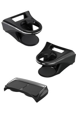 Комплект подстаканников для Toyota Harrier 80 серии (Водитель и пассажир, SY-HR11/SY-HR12) + Лоток центральной консоли (SY-HR15)