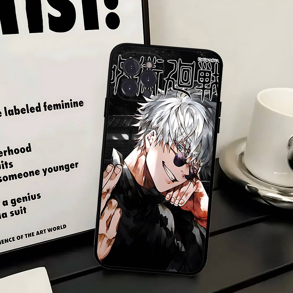 Чехол для телефона Jujutsu Kaisen Годжо Сатору Для iPhone 17 Pro Max Air Задняя крышка 16 15 14 13 12 11 Pro Max Чехол