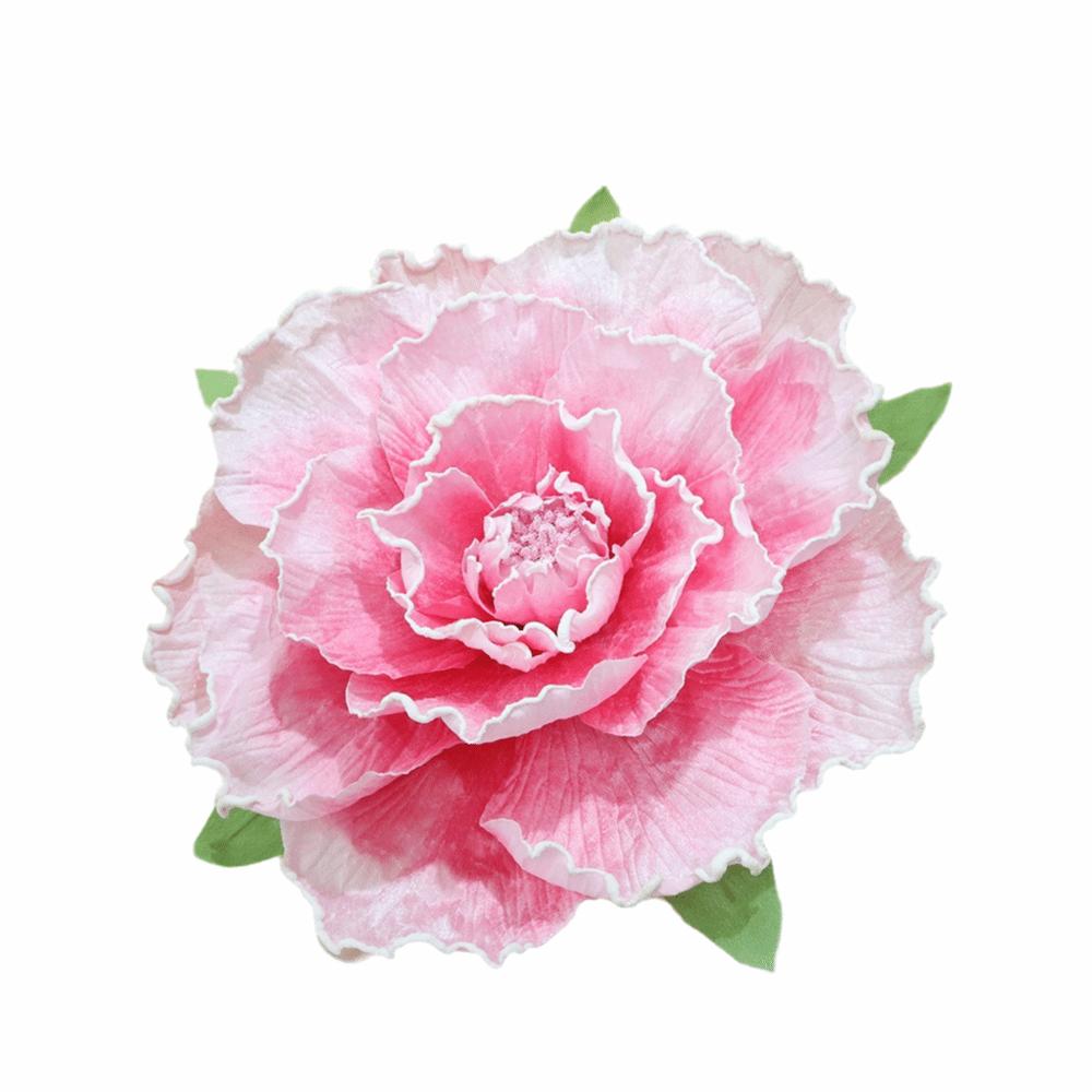 30cm Size Giant Velvet Peony Handmade Simulated Foaming Velvet Peony Wedding Decoration