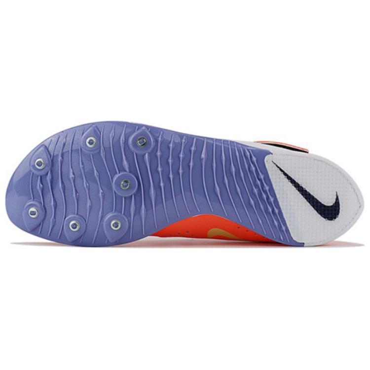 Nike Air Zoom Long Jump Elite Bright Mango Blackened Blue Мужские кроссовки Оранжевый Светло-Зитрон CT0079-800