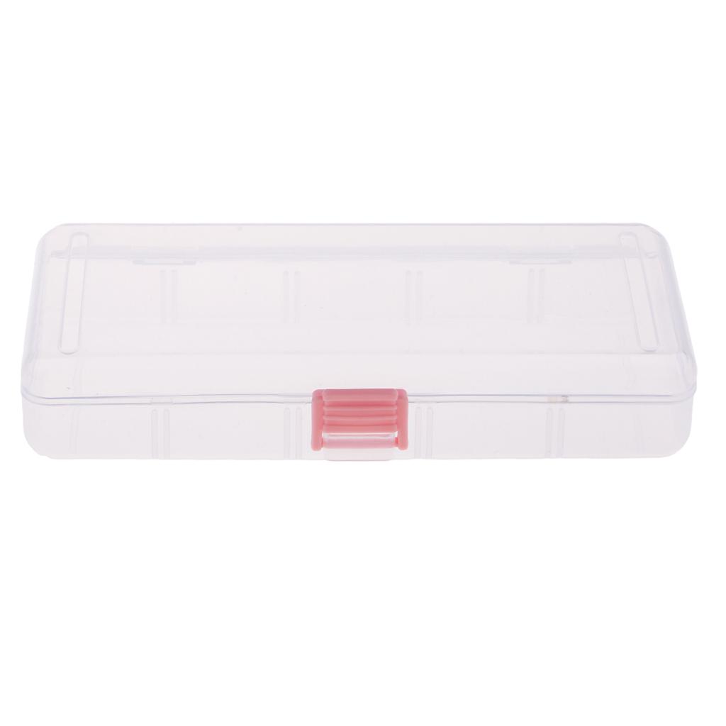 Прямоугольный пластиковый ящик для хранения электронных компонентов, оборудования, мелких деталей