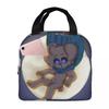 M-Mikecrack-S Mike Cute Yellow Dog Insulated Lunch Bag for Women Children Leakproof Food Boxes Thermal Lunch Box Tote