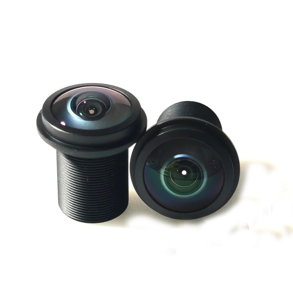 1.37mm F1.6 200° Ultra Wide Angle M12 Fisheye Lens OKS-3058-A69-650IR Waterproof for 5MP 4K 360° Panoramic Car ADAS CCTV Camera