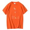 Summer Mens High Quality 100 Cotton Cool Funny Astronaut Print Casual Loose Oneck For Men Tshirt Male Tshirt Hip Hop Tee