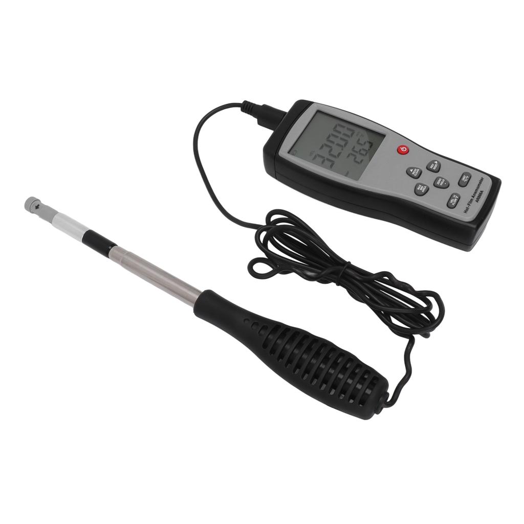 Hot Wire Anemometer Handheld USB Computer Communication Wind Speed Temperature Gauge with Thermal