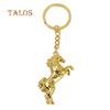 Cool Horse Key Chain Ring Solid Color Keychain Purse Bag Decor Pendant Hanging Accessories